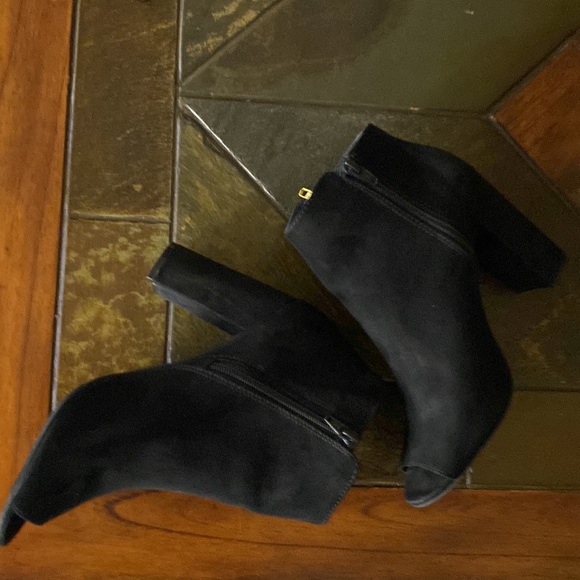 Suede Peep Toe Bootie Edelman Madden Nine West Camuto Macys Nordstroms 10 - Picture 2 of 9